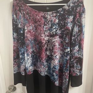 I.N. Studio XL Multicolor 3/4 Sleeve Top